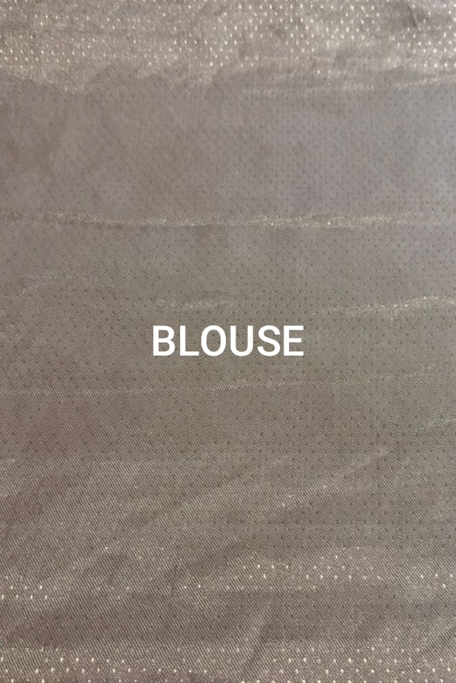 Off-White Handwoven Banarasi Silk Saree