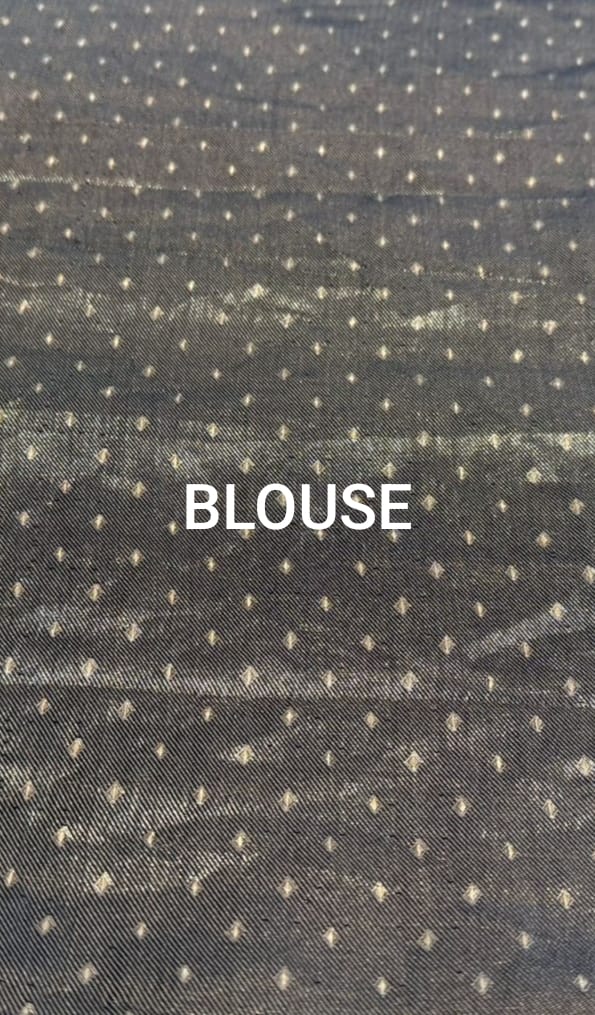 Black Handwoven Banarasi Silk Saree