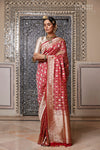 Red Handwoven Banarasi Silk Saree