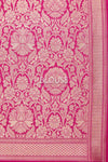 Pink Handwoven Banarasi Silk Lehenga