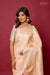 Baby Pink Handwoven Banarasi Silk Saree