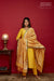 Haldi Yellow Chanderi Suit with Handwoven Banarasi Cotton Dupatta