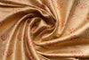 Beige Handwoven Banarasi Brocade Fabric
