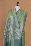 Light Green Handwoven Banarasi Dupion Silk Saree