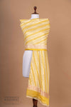 Shaded Yellow Handwoven Banarasi Georgette Dupatta