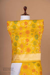 Yellow Handwoven Banarasi Silk Dupatta