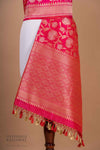 Rani Red Handwoven Banarasi Silk Dupatta