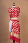 Pink Handwoven Banarasi Georgette Dupatta