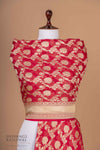 Pink Handwoven Banarasi Georgette Dupatta