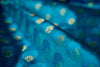 Blue Handwoven Banarasi Tanchoi Fabric