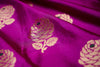 Magenta Pink Handwoven Banarasi Brocade Fabric