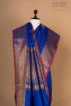 Purple Dual Tone Handwoven Banarasi Dupion Silk Saree
