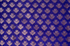 Blue Handwoven Banarasi Brocade Fabric