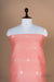 Peach Pink Handwoven Banarasi Linen Suit Piece