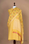 Yellow Handwoven Banarasi Moonga Silk Suit Piece