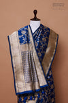 Royal Blue Handwoven Banarasi Silk Saree