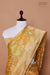 Yellow Handwoven Banarasi Net Tissue Silk Saree