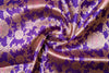 Purple Dual Tone Handwoven Banarasi Brocade Fabric