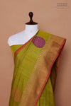 Green Handwoven Banarasi Dupion Silk Saree