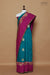 Blue Dual Tone Handwoven Banarasi Dupion Silk Saree