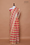 Multicolor Handwoven Banarasi Linen Saree