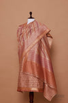 Onion Pink Handwoven Banarasi Chanderi Suit Piece