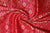 Red Handwoven Banarasi Satin Brocade Fabric
