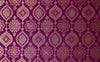 Magenta Pink Handwoven Banarasi Brocade Fabric