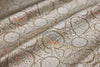 Grey Handwoven Banarasi Brocade Fabric