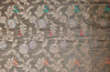 Grey Handwoven Banarasi Silk Fabric