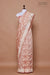 Peach Handwoven Banarasi Net Tissue Silk Saree