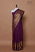 Purple Handwoven Banarasi Moonga Silk Saree