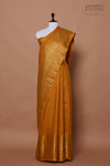 Orange Handwoven Banarasi Moonga Silk Saree